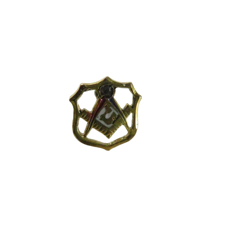 JROUAM Junior Order United American Mechanics Arm & Hammer Lapel Pin – 9mm