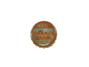 Nehi Orange Drink Vintage Soda Bottle Cap - Collectible Memorabilia — Silver — front view