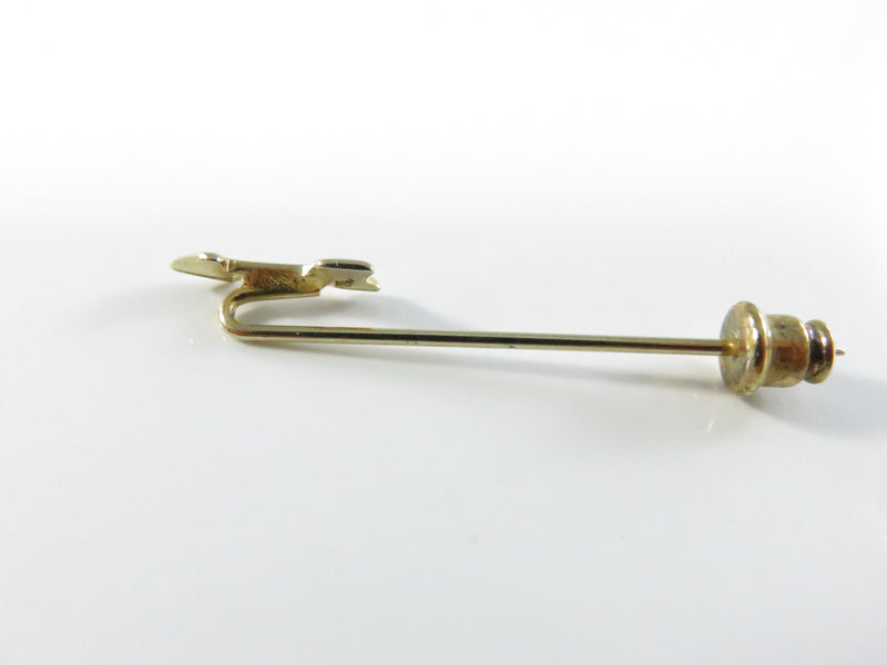 Vintage Gold Tone Arrow Stick Pin Unsigned Lapel Jewelry - Approx. 1 1/2"