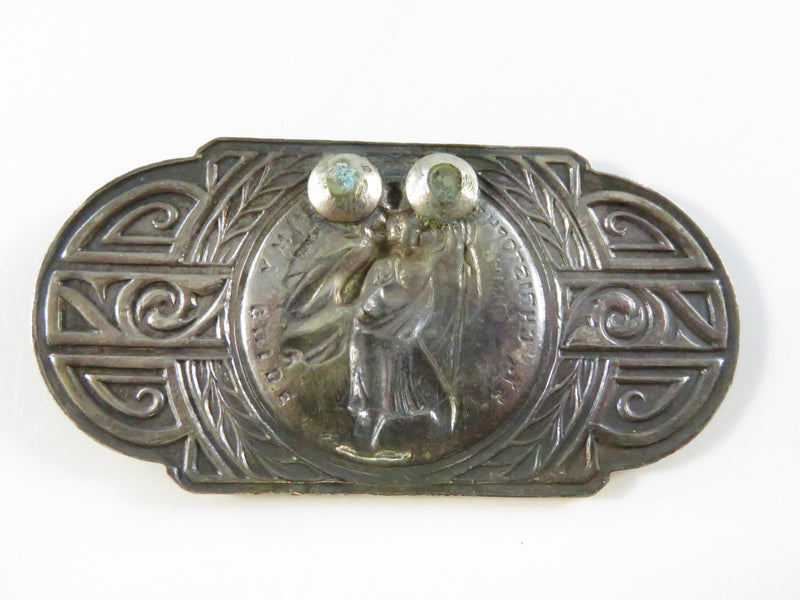 St. Christopher Sterling Silver Visor Clip HMH Religious – For Repurpose or Restoration