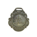 Pennsylvania State Memorial Gettysburg Vintage Watch Fob by Bastian Bros Co - 1 3/4" — Silver — front view
