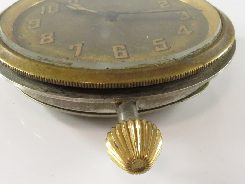 Art Deco 8 Day Pocket Watch Style Car Clock Sprague Co 15 Jewel 3 Adjustment Size 26