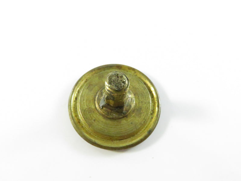 Simonds Saw Co. Antique Brass Saw Knob with Patent Date Dec 27, 1887 - 1"