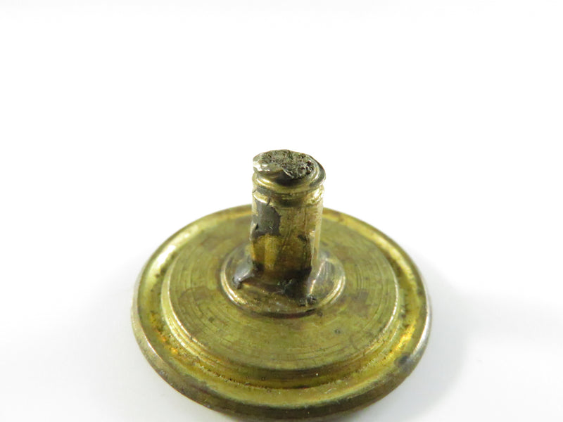 Simonds Saw Co. Antique Brass Saw Knob with Patent Date Dec 27, 1887 - 1"