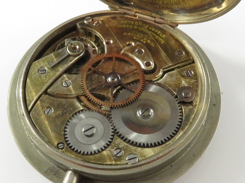 Art Deco 8 Day Pocket Watch Style Car Clock Sprague Co 15 Jewel 3 Adjustment Siz