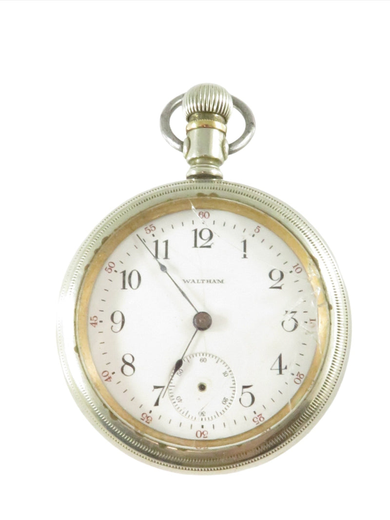 1912 Waltham 18s Pocket Watch Model 1883 7j Grade 18 Open Face For Parts — Jewelry & Watches:Watches, Parts & Accessories:Poc
