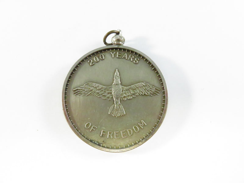 1976 Bicentennial "200 Years of Freedom" Medallion Pendant - 1 1/2"