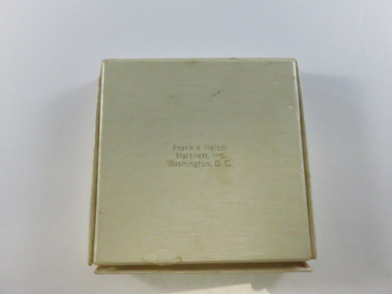1969 Presidential Inaugural Ball Wine Bottle Tag - Nixon Agnew 1/20 10K GF