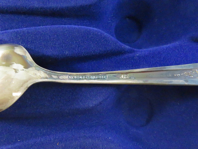 John F. Kennedy Presidential Collector Spoon Silver Plate by WM Rogers - 6" with Friendship Engraving