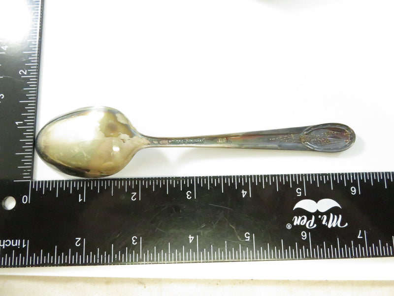 John F. Kennedy Presidential Collector Spoon Silver Plate by WM Rogers - 6" with Friendship Engraving