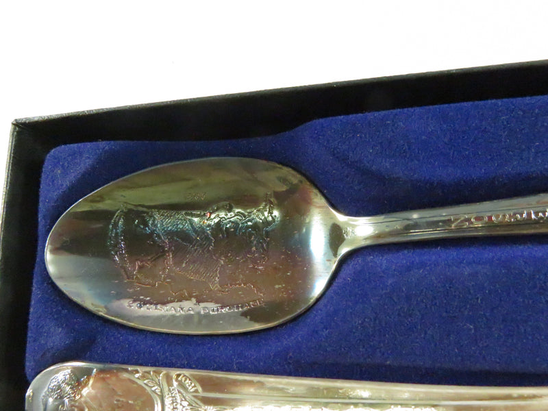 Presidential Collector Spoon Set George Washington John Adams Thomas Jefferson - 6"