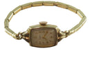 Vintage 10K G.F. Mid Century Bulova 5th Ave ladies Watch Circa 1950, 17 Jewel For Parts — Watches • 10K, Gold — front view