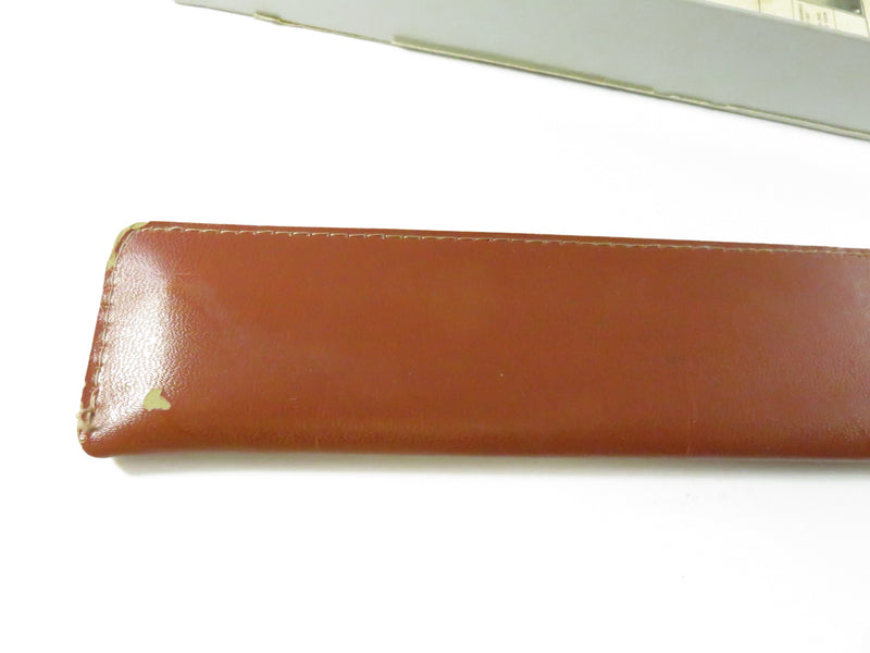 c1955 Pickett 901-T 10" Simplex Slide Rule with Box, Leather Sleeve & Manuals