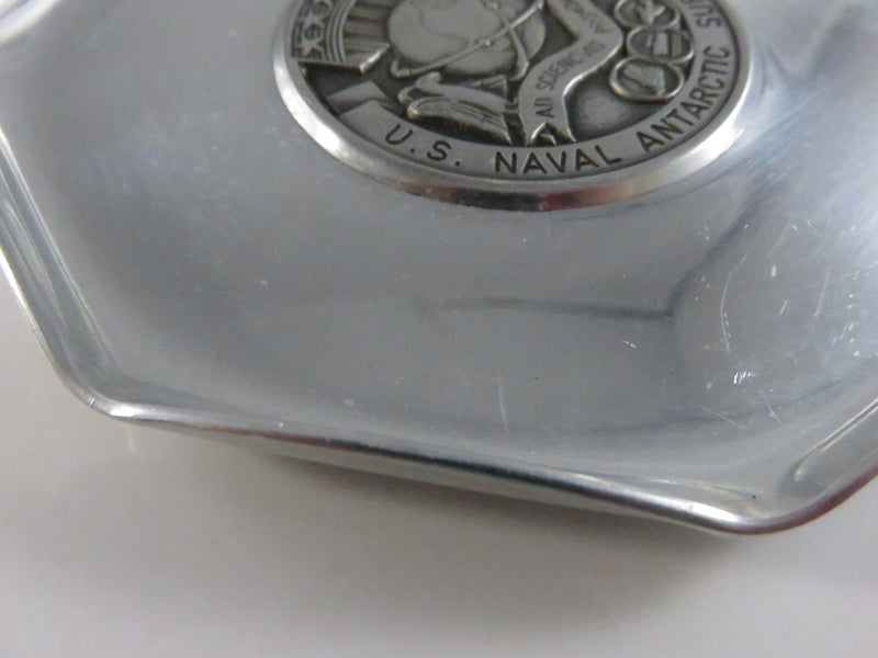 U.S. Naval Antarctic Support Activities Tray by Alpha Switzerland – c1970s Military Souvenir