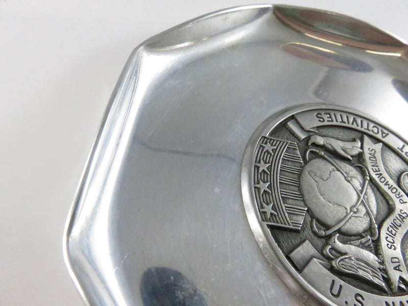 U.S. Naval Antarctic Support Activities Tray by Alpha Switzerland – c1970s Military Souvenir