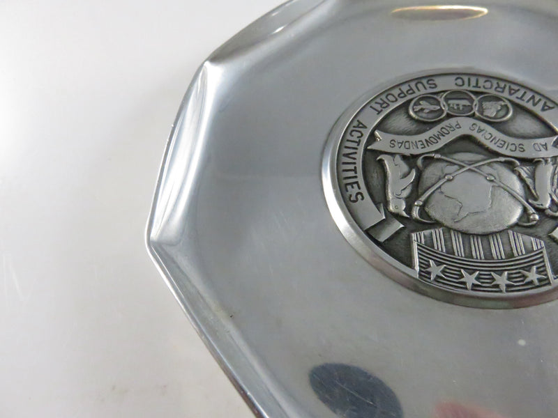 U.S. Naval Antarctic Support Activities Tray by Alpha Switzerland – c1970s Military Souvenir
