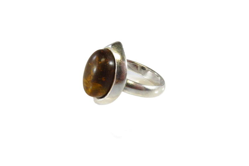 vintage amber ring
