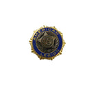 Vintage American Legion lapel pin — gold-tone screw-back — Gold, Enamel — front view