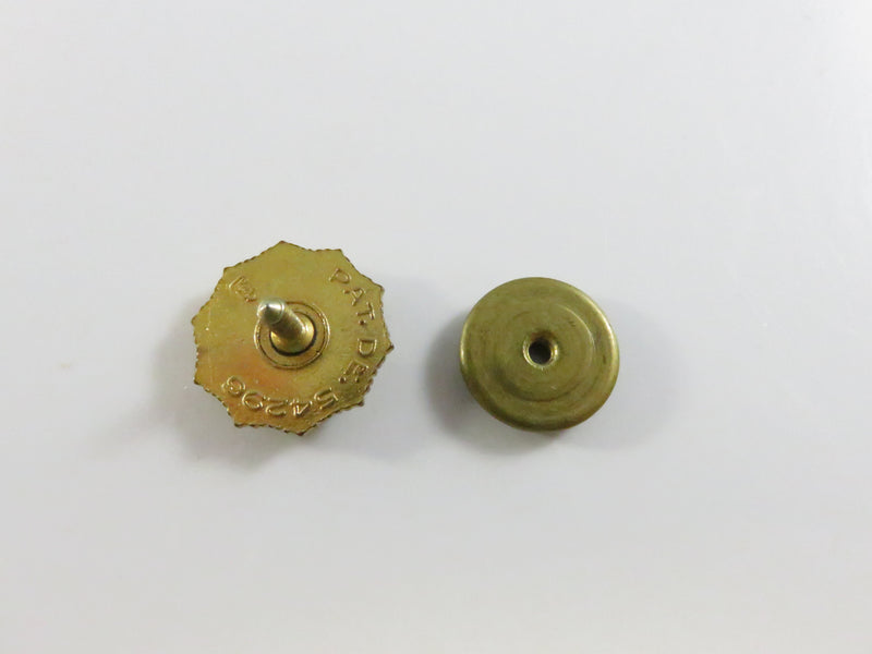 Vintage American Legion lapel pin — gold-tone screw-back