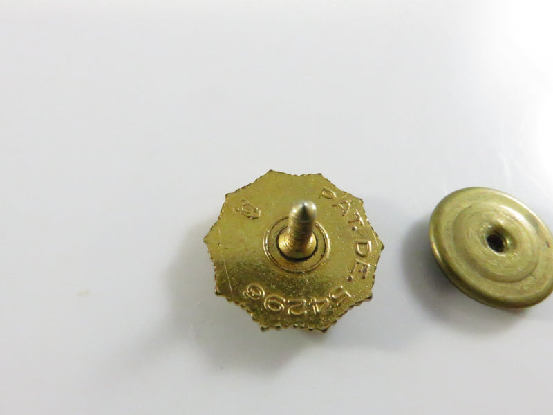 Vintage American Legion lapel pin — gold-tone screw-back