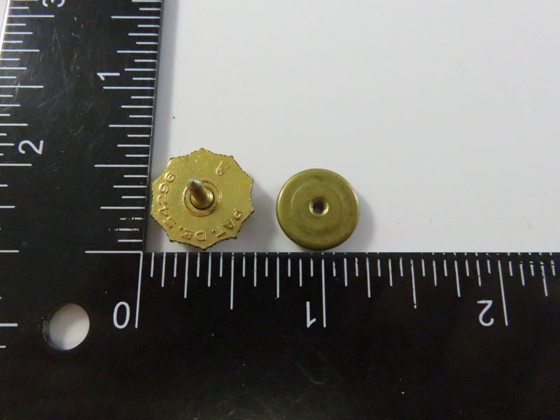Vintage American Legion lapel pin — gold-tone screw-back