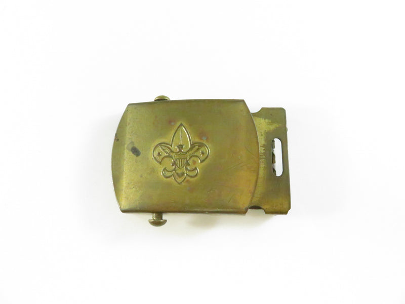 Boy Scouts Brass Belt Buckle – North & Judd Anchor Hallmark – Approx. 2 1/4" x 1 1/2"