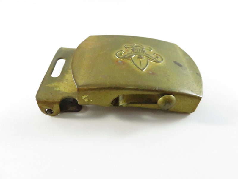 Boy Scouts Brass Belt Buckle – North & Judd Anchor Hallmark – Approx. 2 1/4" x 1 1/2"
