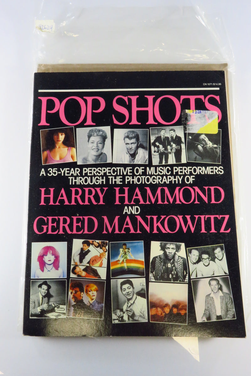 Pop Shots 1st US Edition 1984 Music Performers Photographs by Hammond Mankowitz