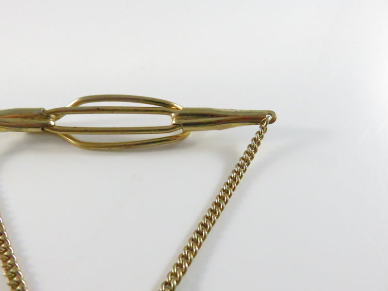 Anson Reverse-Painted Glass Horse Head Tie Bar Early Patent Pending
