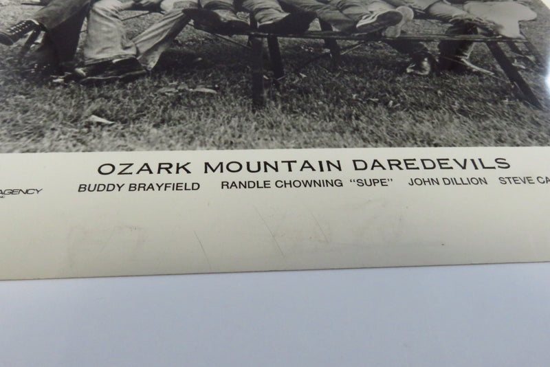 Ozark Mountain Daredevils Park Bench 8x10 Photograph A&M Records
