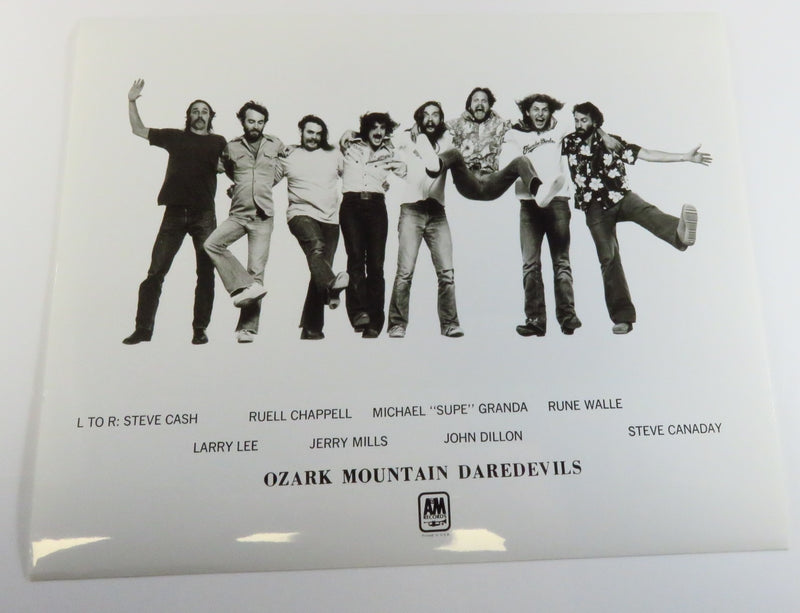 Ozark Mountain Daredevils Having Fun Group Pose 8x10 Photograph A&M Records