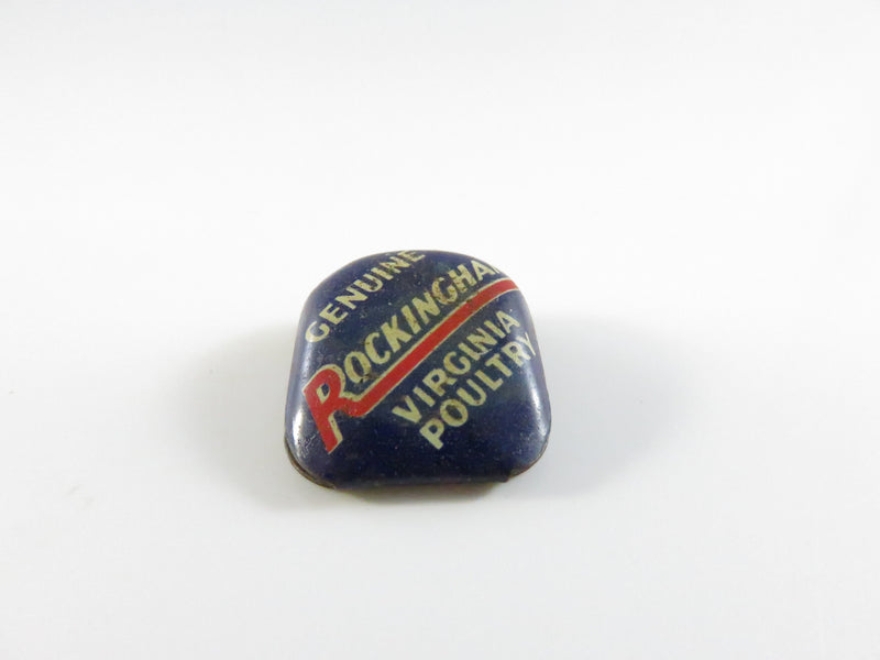 Rockingham Poultry Virginia Advertising Pinback and Lapel Pin – 1948 Stoffel Seals Corp.