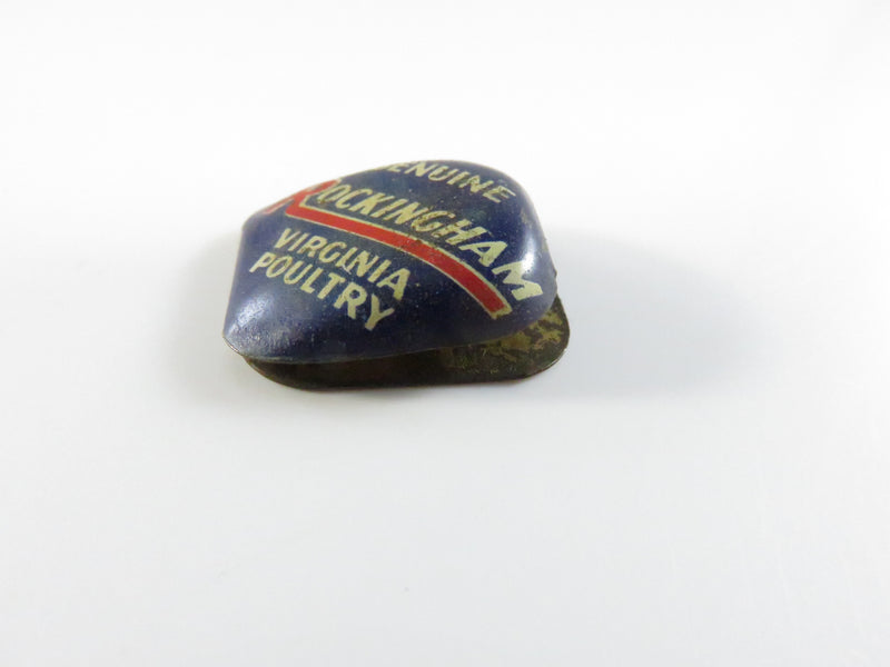 Rockingham Poultry Virginia Advertising Pinback and Lapel Pin – 1948 Stoffel Seals Corp.