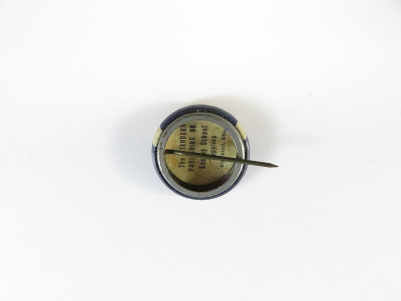 Vintage “We All Wish You Happy Birthday” Pinback and Lapel Pin — Standard Publishing Co.