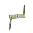 Vintage Freemason Two-Blade Pen Knife – “Ideal USA” – Masonic Emblem – For Parts/Restoration — Enamel — front view