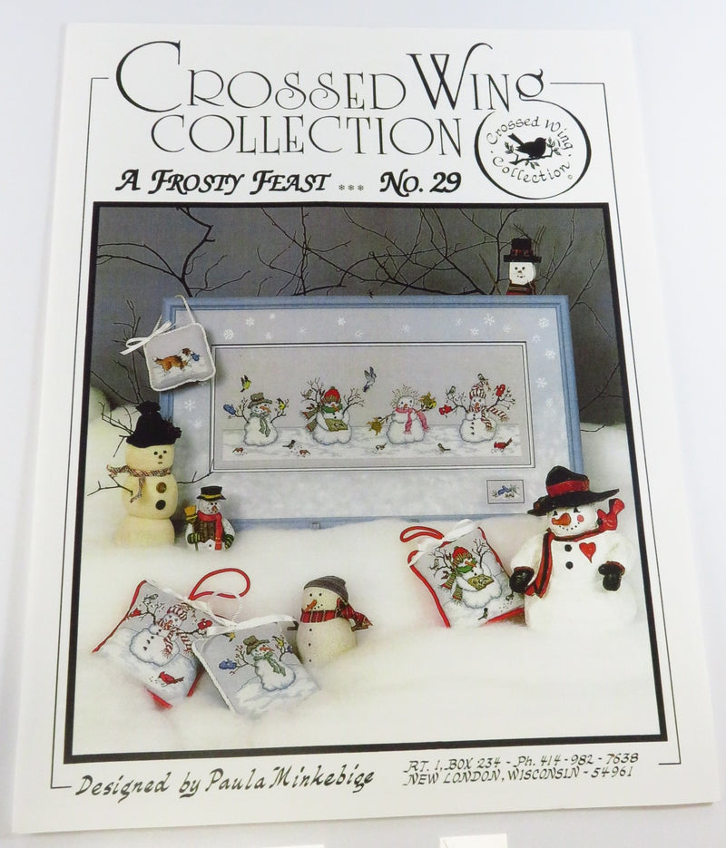 A Frosty Feast No 29 Crossed Wing Collection Cross Stitch Pattern