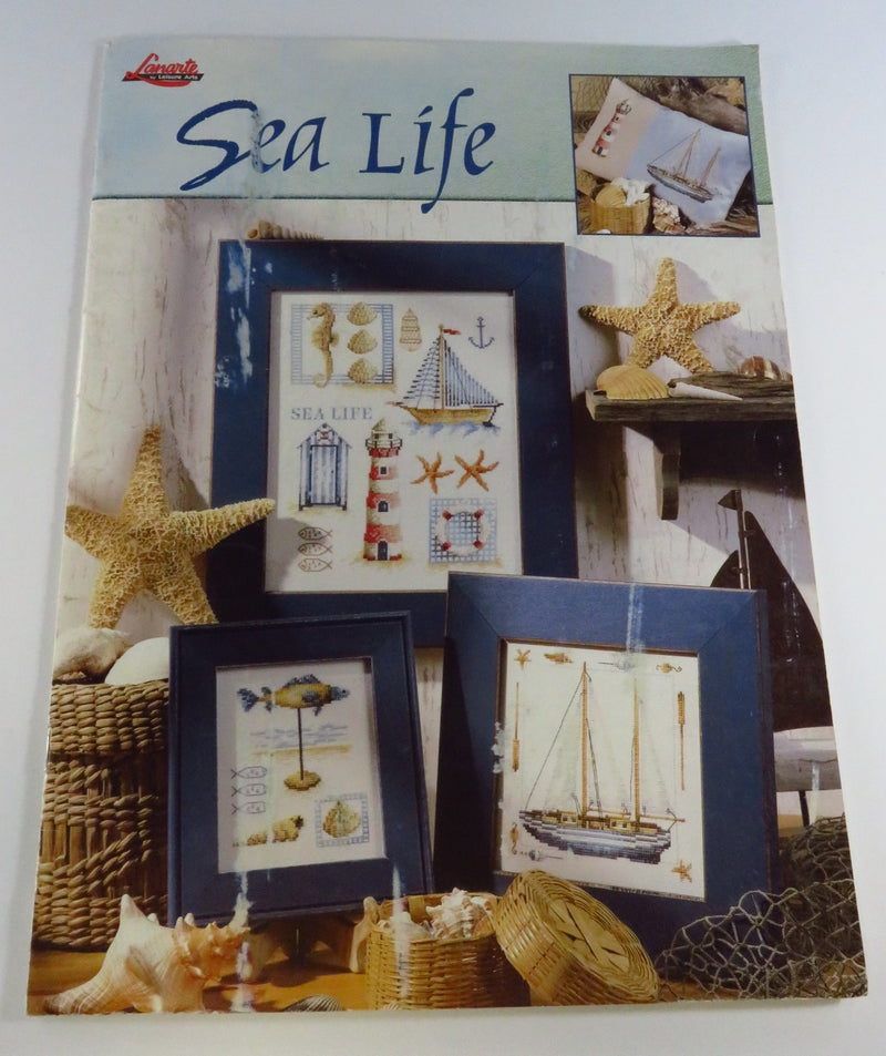 Sea Life by Lanarte; Leisure Arts Collection Cross Stitch Patterns