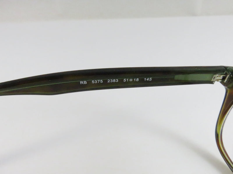 Ray-Ban RB5375 Havana Full Rim Eyeglass Frames 2383 Brown Tortoise 51-18-145