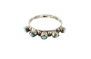Vintage Sterling Silver 5 Stone Band Ring Size 6.25 — Jewelry & Watches:Vintage & Antique Jewelry:Fine:Retro, Vintage 1930s-1