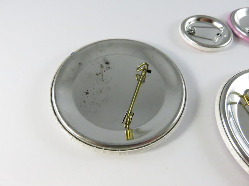 Lot of 9 American Cancer Society anti-smoking awareness pinback and lapel pin buttons