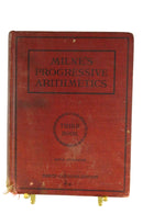 Milne's Progressive Arithmetics Third Book With Answers North Carolina Edition — front view