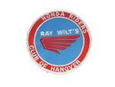 Vintage Ray Wilt’s Honda Riders Club of Hanover embroidered motorcycle patch 4" — front view