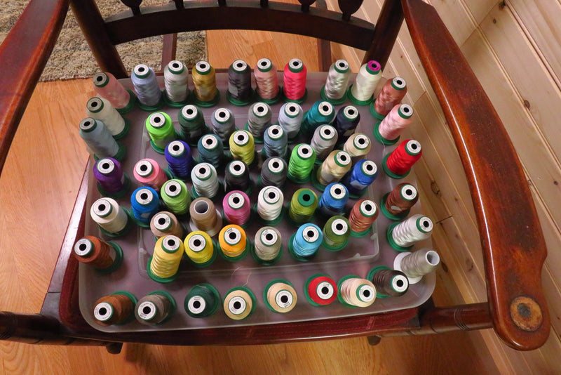 Exquisite Pre-owned 1000M Spool Assortment 60 Rolls Cheap Color Stock Up