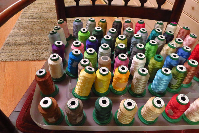 Exquisite Pre-owned 1000M Spool Assortment 60 Rolls Cheap Color Stock Up