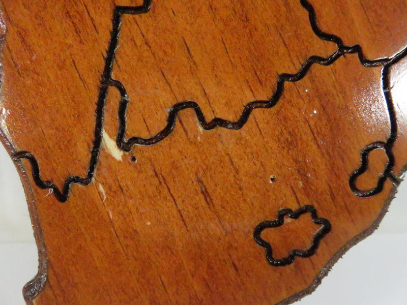3rd Special Forces Group (Airborne) coin on Africa-map wood plaque, “Desert Rats • Caribs • Bushmen”