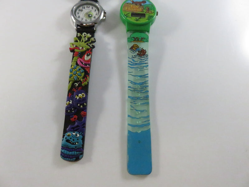 Timex TMX Monster Analog Watch + Disney The Fox and the Hound Digital Watch Lot
