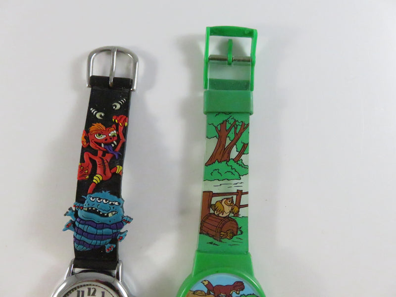 Timex TMX Monster Analog Watch + Disney The Fox and the Hound Digital Watch Lot
