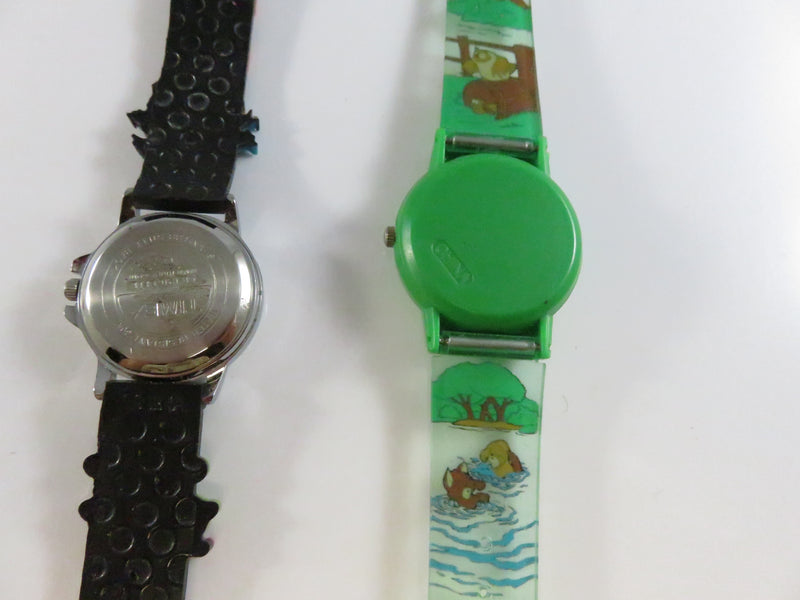 Timex TMX Monster Analog Watch + Disney The Fox and the Hound Digital Watch Lot