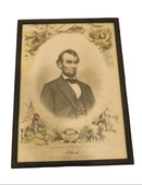 Abraham Lincoln 1864 Colored Engraving by J.C. Buttre after Mathew Brady — front view