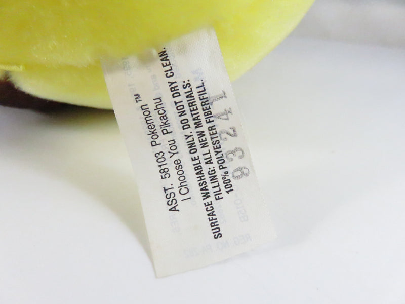 1998 Pokémon I Choose You Pikachu Electronic Plush Toy